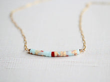Load image into Gallery viewer, Jasper Drift Bar Necklace
