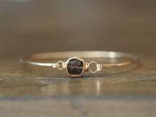 Load image into Gallery viewer, Smoky Quartz Gemstone Stacking Bracelet