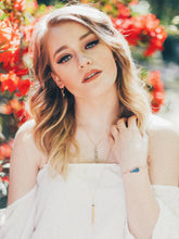 Load image into Gallery viewer, Aubergine Brick Druzy Pendant Necklace