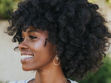 Load image into Gallery viewer, Arrow Hoops - Crystal Quartz