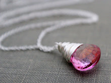 Load image into Gallery viewer, Pink Topaz Solitaire