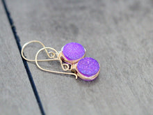 Load image into Gallery viewer, Druzy Bezel Drop - Sugarplum