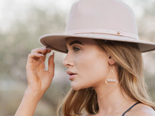 Load image into Gallery viewer, Swing Earrings - Peach Moonstone