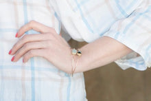 Load image into Gallery viewer, Amethyst Bezel Wrapped Bracelet