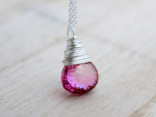 Load image into Gallery viewer, Pink Topaz Solitaire