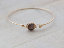 Load image into Gallery viewer, Smoky Quartz Gemstone Stacking Bracelet