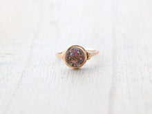 Load image into Gallery viewer, Unicorn Round Druzy Ring