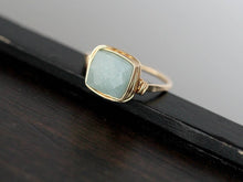 Load image into Gallery viewer, Aquamarine Cocktail Ring
