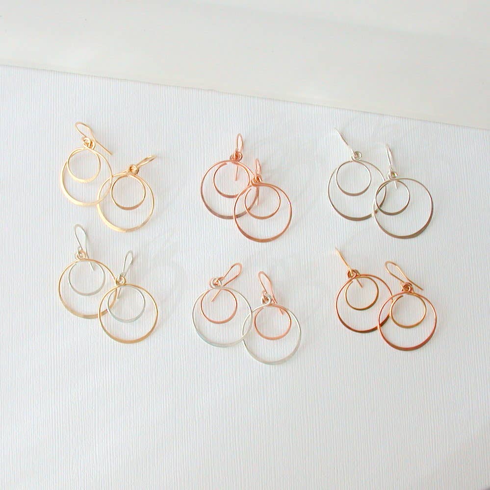 Double Hoop Earrings – Sierra-Abby Jewelry
