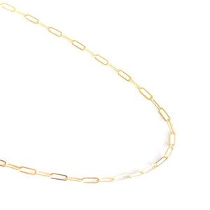 Gold Rectangle Necklace