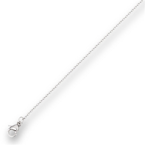 Stainless Steel Dainty Round Cable Necklace