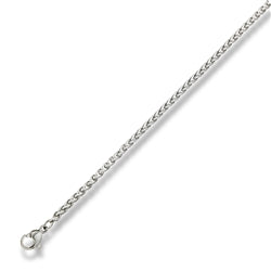 Stainless Steel Wheat Necklace Small