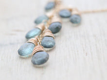 Load image into Gallery viewer, Aquamarine Cascade Necklace
