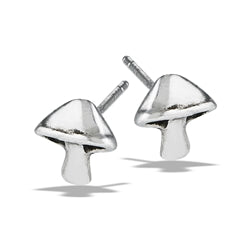 Hooded Mushroom Stud Earring