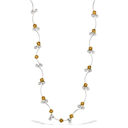Smokey Topaz Crystal Necklace