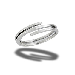 Sterling Silver 3 Line Ring