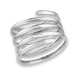 Sterling Silver Spring Swirl Ring