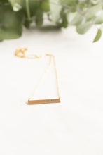 Load image into Gallery viewer, &quot;Be Still&quot; Bar Necklace
