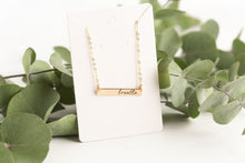 Load image into Gallery viewer, &quot;Breathe&quot; Bar Necklace
