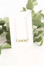 Load image into Gallery viewer, &quot;Choose Joy&quot; Bar Necklace
