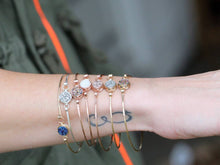 Load image into Gallery viewer, Druzy Stacking Bracelet - All Rose Gold
