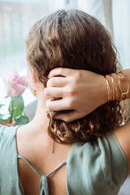 Load image into Gallery viewer, Two Roads Bracelet Cuff - Gold
