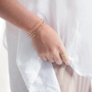 Two Roads Bracelet Cuff - Gold