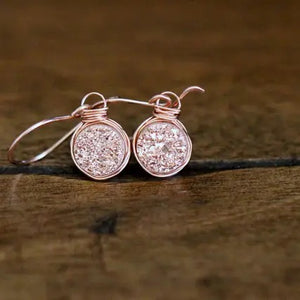 Petite Druzy Bezel Drops
