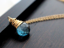 Load image into Gallery viewer, London Blue Topaz Solitaire
