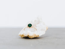 Load image into Gallery viewer, Emerald Micro Druzy Ring
